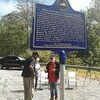 Coalition members gather Sept. 24 for the dedication of the Dave Hurst marker.  FILE PHOTO