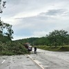 Parts of Southwest Virginia and northeast Tennessee were slammed by violent storms Tuesday afternoon. The Duffield area was hammered by an EF1 tornado shortly after 5:30 p.m., with trees and debris blocking several roads. Traffic was stopped for an extended period on southbound U.S. 23 immediately south of the Duffield intersection.  JEFF LESTER PHOTO