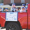 The Little League Dodgers wave and smile at the crowd during Saturday’s parade in Big Stone Gap.  KENNETH CROWSON PHOTO