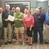 State health department official David Dawson stopped by Big Stone Gap recently to give town council a water quality award.  TERRAN YOUNG PHOTO