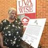 Rev. Sandra Jones was among the speakers last Friday when UVA Wise dedicated its library foyer in honor of Miriam Morris Fuller, the college’s first African American student, who enrolled in 1960.   EARL NEIKIRK PHOTO